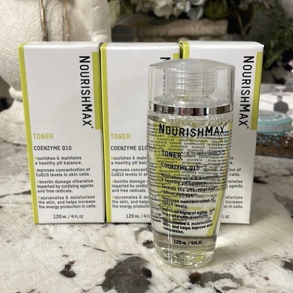 NourishMax Skincare Nourishmax Toner Coenzyme Q Three Bottles